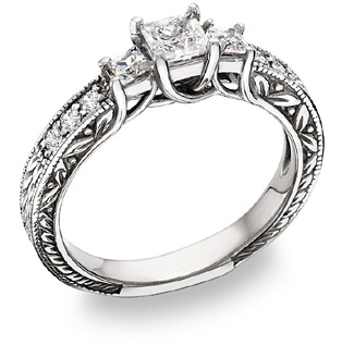 average cost of a wedding: the engagement ring