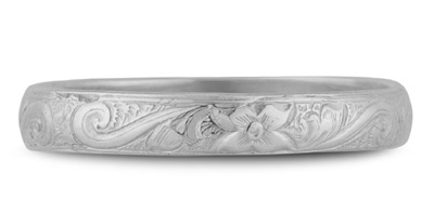 vintage sterling silver wedding band ring